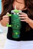 Green Christmas Grinch Glittering 304 Stainless Steel Thermos Cup