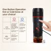HiBREW Portable Coffee Machine For Car & Home; DC12V Expresso Coffee Maker Fit Nexpresso Dolce Pod Capsule Coffee Powder H4