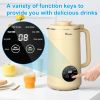 IAGREEA Nut Milk Maker, 35oz Nut/Oat/Almond/Soya/Vegan Juice Beverages Machine - Plant Based Cow Milk Machine Maker, Food-Grade Stainless Steel Milk B