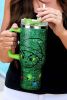 Green Christmas Grinch Glittering 304 Stainless Steel Thermos Cup