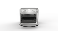 Geek Chef Air Fryer Toaster Oven Combo, 4 Slice Toaster Convection Air Fryer Oven Warm, Broil, Toast, Bake, Oil-Free, Accessories Included, Stainless