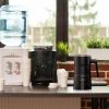 Electric Milk Frother and Steamer. Large Volume 11.8oz. Functional 4-in-1 Black Automatic Milk Steamer for Latte, Hot Chocolate, Heating Baby Formula.