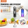 VEVOR Commercial Immersion Blender, 200 Watt 8-Speed Heavy Duty Immersion Blender, Stainless Steel Blade Copper Motor Hand Mixer, USB Charging Cable M