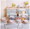 32-Piece Pattern Multicolor/Italian Design Stoneware Dinnerware Set (Serves 8)