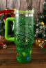 Green Christmas Grinch Glittering 304 Stainless Steel Thermos Cup