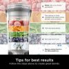 Blast 16 oz. Personal Portable Blender with Leak Proof Lid & Easy Sip Spout, Perfect for Smoothies, Black