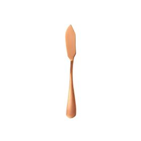 4pcs Stainless Steel Cake Scraper Baking Tool (Color: Rose gold)