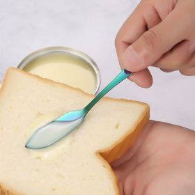 1pc Stainless Steel Cake Scraper Baking Tool (Color: Multi Color)